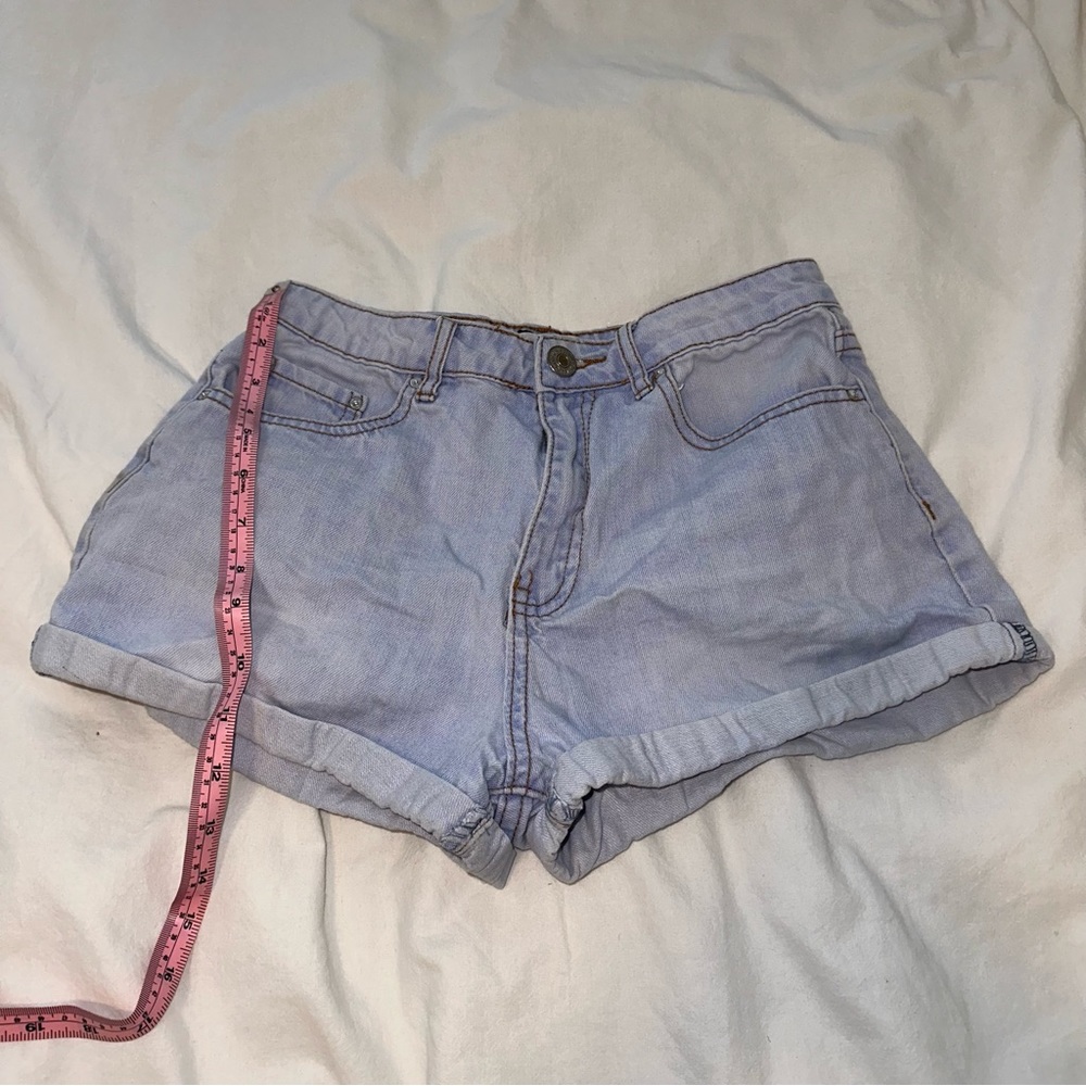 Light Wash Denim Booty Shorts!